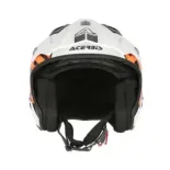 Casco Acerbis Jet Aria Graphic Sport 22-06 Blanco Naranja 