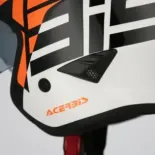 Casco Acerbis Jet Aria Graphic Sport 22-06 Blanco Naranja 