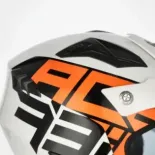 Casco Acerbis Jet Aria Graphic Sport 22-06 Blanco Naranja 