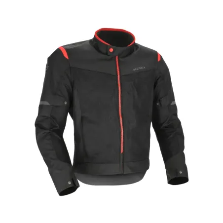 Chaqueta Acerbis CE Ramsey Vented 2.0 color rojo y negro - 0026149.323