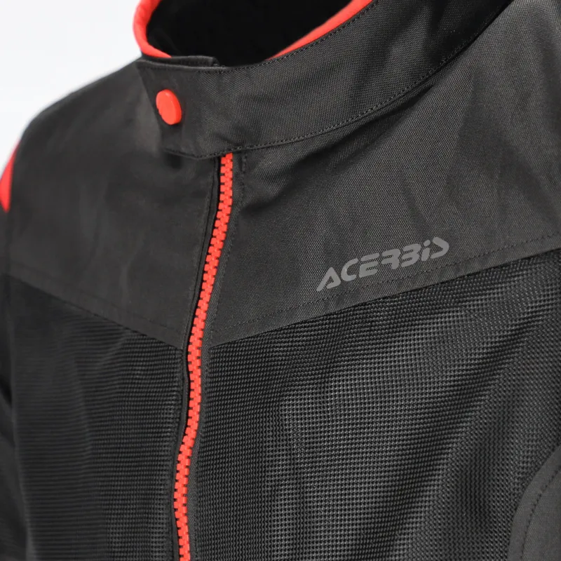 chaqueta acerbis ce ramsey vented 2 0 color rojo y negro 0026149 323