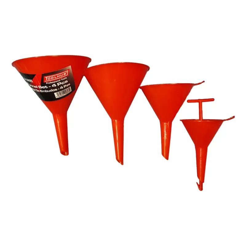 Juego de embudos Toolhub 9425 4 piezas 50–75–100–125 mm para taller