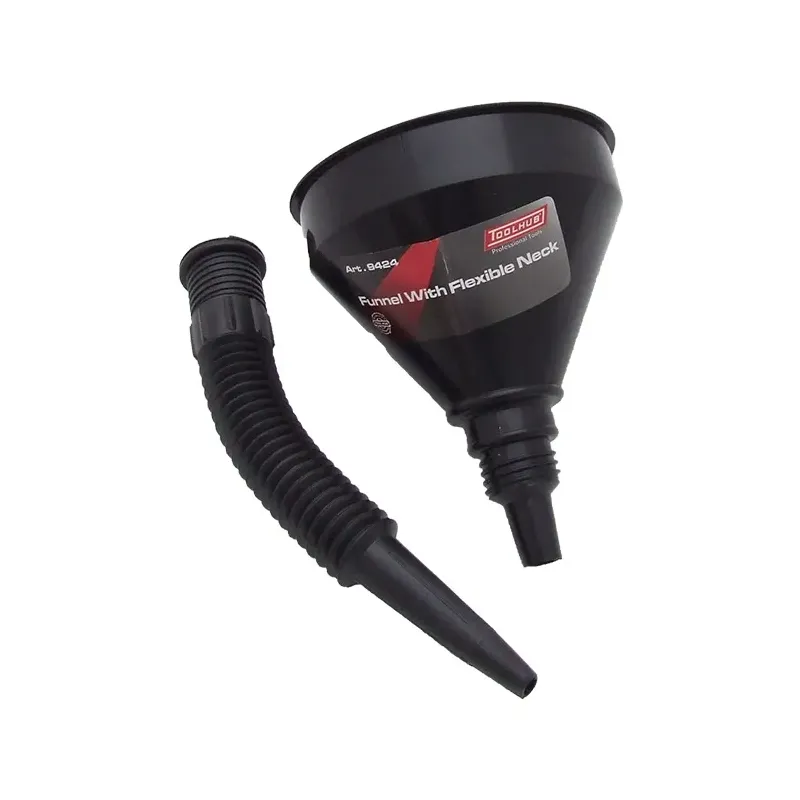 Embudo cuello flexible con filtro Toolhub 9424 140 mm x 290 mm para moto