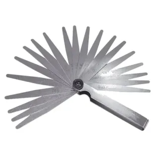 Juego de galgas métricas Toolhub 9202 (20 piezas) 0,05–1,00 mm