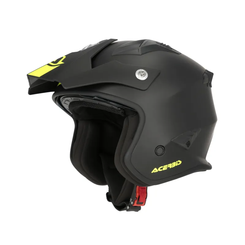 Casco Acerbis Jet Aria 22-06 negro con visor integrado - 0025055.090