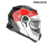 Casco modular Acerbis Serel 22-06 rojo y gris - 0025201.239