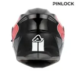 Casco modular Acerbis Serel 22-06 rojo y gris - 0025201.239