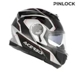 Casco modular Acerbis Serel 22-06 blanco y rojo - 0025201.314