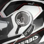 Casco modular Acerbis Serel 22-06 blanco y rojo - 0025201.314