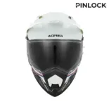Casco integral Acerbis Assault negro y blanco para carretera y off-road - 0026652.237
