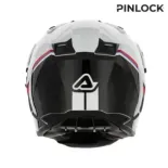 Casco integral Acerbis Assault negro y blanco para carretera y off-road - 0026652.237