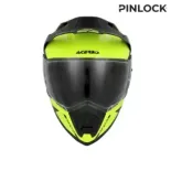 Casco integral Acerbis Assault amarillo carretera y off-road - 0026643.063