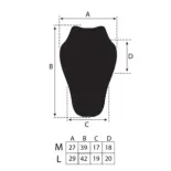 Espaldera para chaqueta Acerbis  0024617.090.064