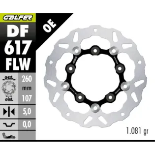 Disco de freno delantero Galfer DF617FLW  KTM 890 SMT MY23
