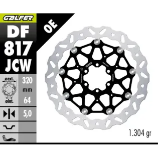 Disco freno delantero Wave Floatech Galfer DF817JCW BMW S1000RR/HP4/S1000R 320x5 mm