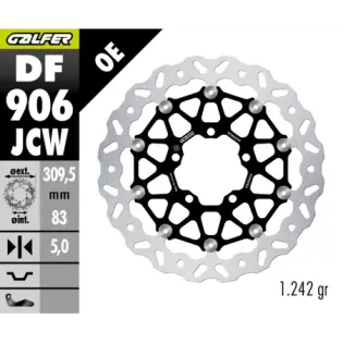 Disco freno delantero Wave Floatech Galfer DF906JCW Triumph 310x5 mm PCD 100,5