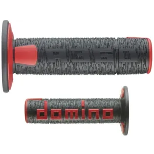 Juego de puños Domino negros-rojos Off Road A36041C4042A7-0