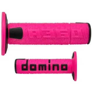 Puños Domino A360 Offroad Fucsia negr