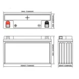 Batería de gel Fulbat para moto  FT12-10Z