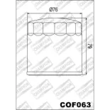 Filtro de aceite Champion para moto COF063