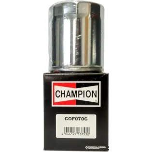 Filtro de aceite Champion para moto acabado cromado COF070C