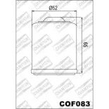 Filtro de aceite Champion para moto COF083