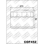 Filtro de aceite Champion para moto COF452