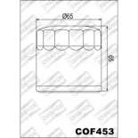 Filtro de aceite Champion para moto COF453