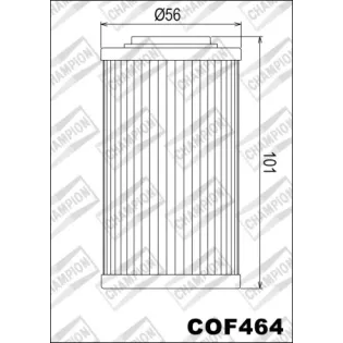 Filtro de aceite Champion para moto COF464