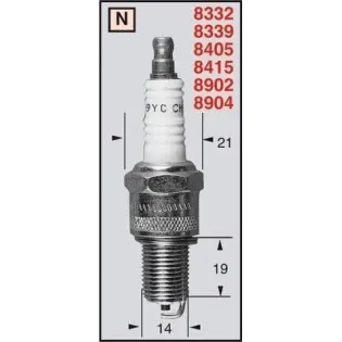 Bujía de encendido RN7YCC CHAMPION