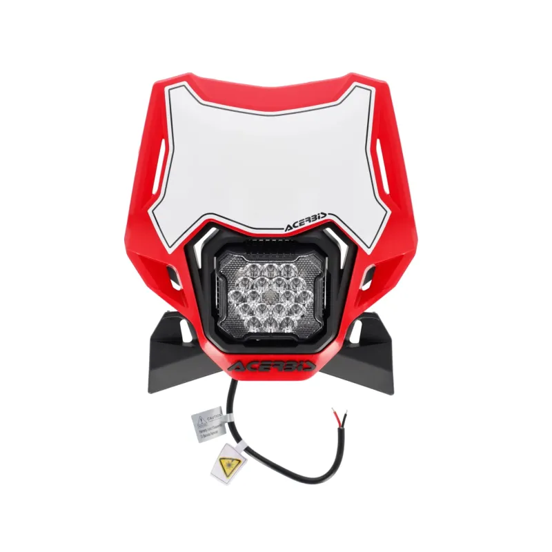 Faro LED Acerbis VSL Lumen-X 0027411.349 rojo/negro universal enduro