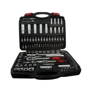 Maletín de carraca 1/4  y 1/2 108 piezas ToolHub 9023 para taller moto/auto