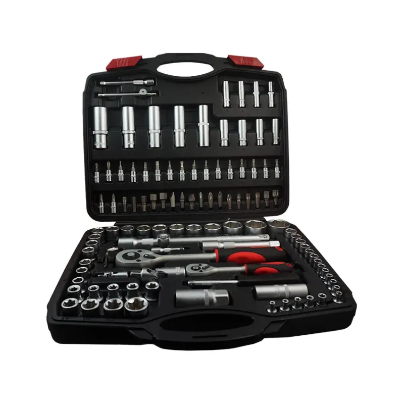 Maletín de carraca 1/4  y 1/2 108 piezas ToolHub 9023 para taller moto/auto