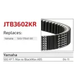 Correa transmisión CVT JT Sprockets JTB3602KR Yamaha TMAX 500 2004–2011