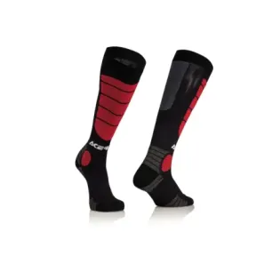 Calcetines Acerbis Impack  negro y rojo 0021633.323
