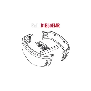 Conjunto marco D I SH50 SHAD D1B50EMR