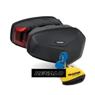 Alforjas laterales moto Hard Sell SHAD E48SR 2 unidades X0SE48SR