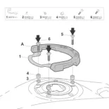 Fijación Click System Shad Y017CS depósito Yamaha MT-07