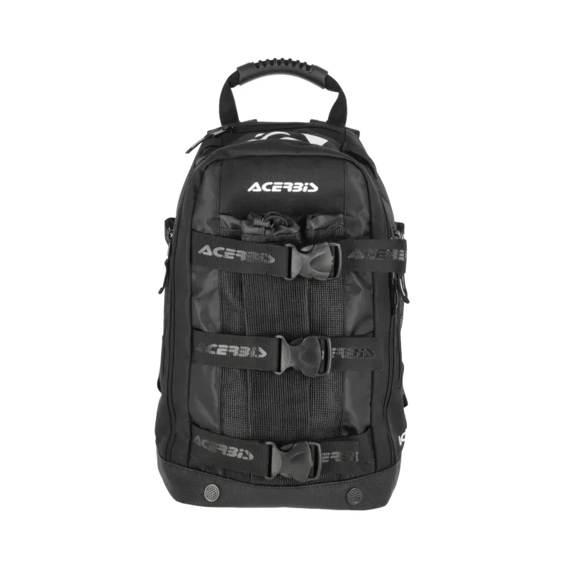 Mochila moto Acerbis Shadow Logo 38L negra 0026012.090 enduro off-road