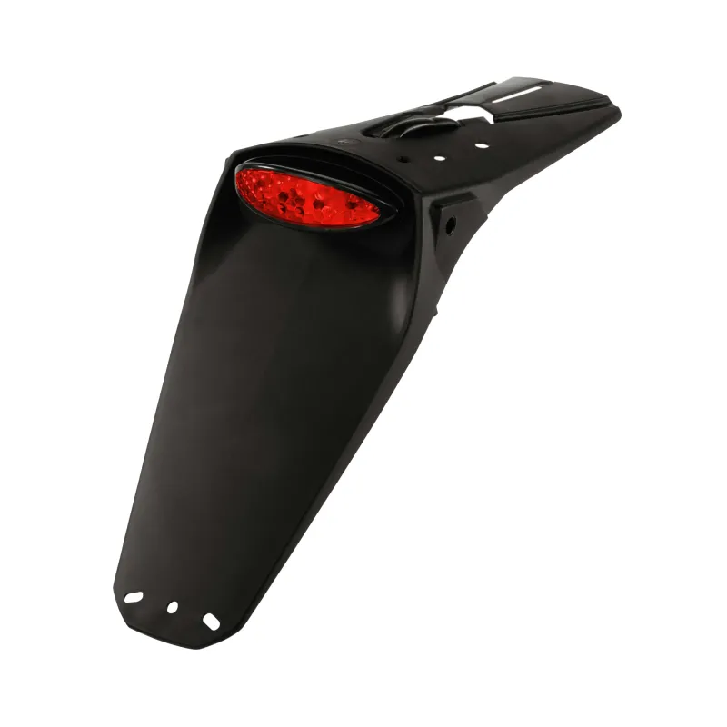 Portamatrículas moto Acerbis 30° LED CE negro 0016822.090 enduro supermotard