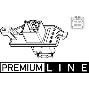 MAHLE ABR 104 000P Resitencia, ventilador habitáculo