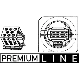 MAHLE ABR 91 000P Resitencia, ventilador habitáculo