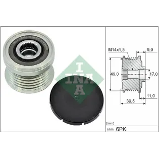 Schaeffler INA 535 0361 10 Rueda libre alternador