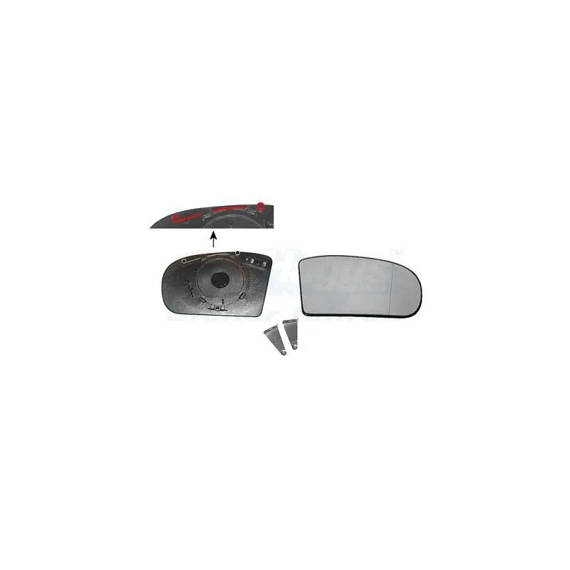 VAN WEZEL 3032838 Cristal de espejo, retrovisor exterior