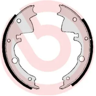 BREMBO S A6 503 Juego de zapatas de frenos
