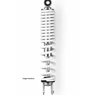 Amortiguador trasero Twin Tube estándar Kayaba SD1-3004-1-W blanco para Yamaha YZF-R15 / Y