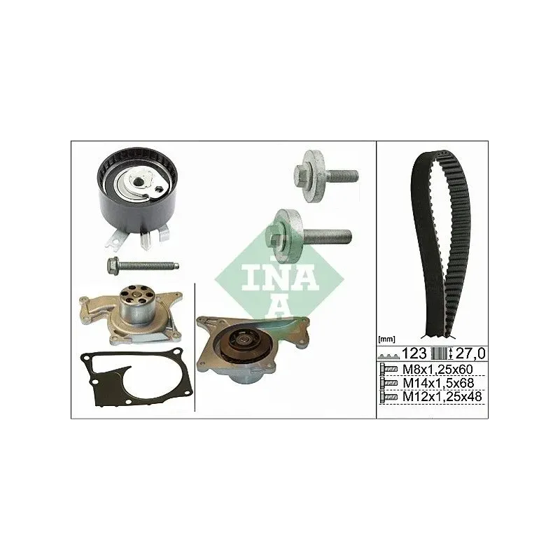 Schaeffler INA 530 0197 32 Bomba de agua + kit correa distribución
