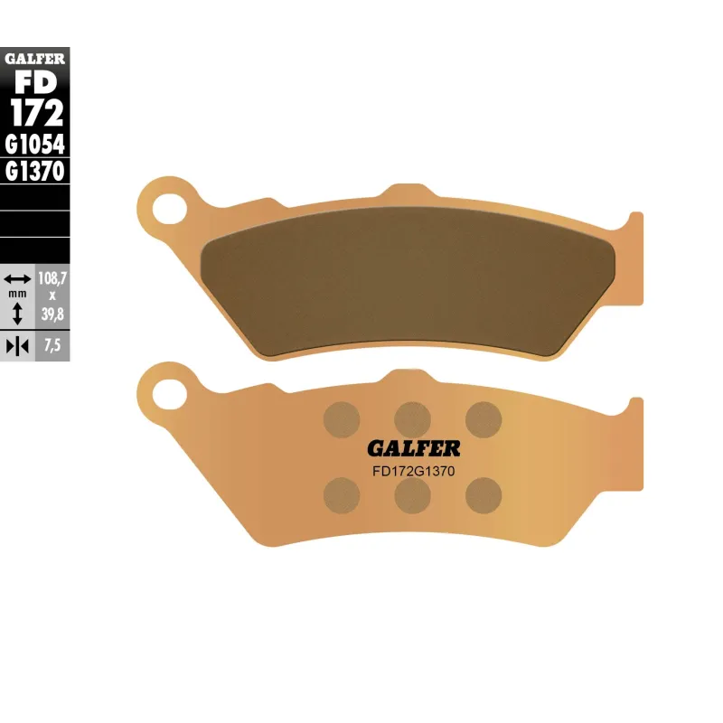 Pastillas de freno moto Galfer Sinter Street FD172