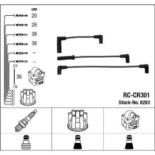 NGK 8283 Juego de cables de encendido