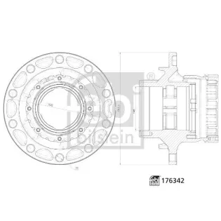 FEBI BILSTEIN 176342 Buje de rueda